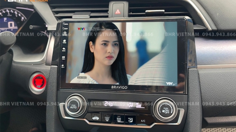 Màn hình DVD Android liền camera 360 xe Honda Civic 2017 - nay | Bravigo Ultimate (6G+128G)  
